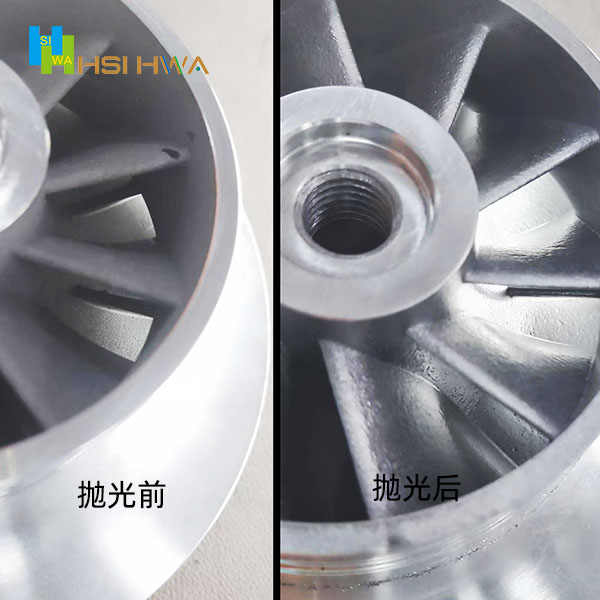 3D打印内孔抛光对比